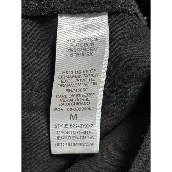 Democracy Women's Black High Rise‎ Jogger Pants Size M - Picture 6 of 8